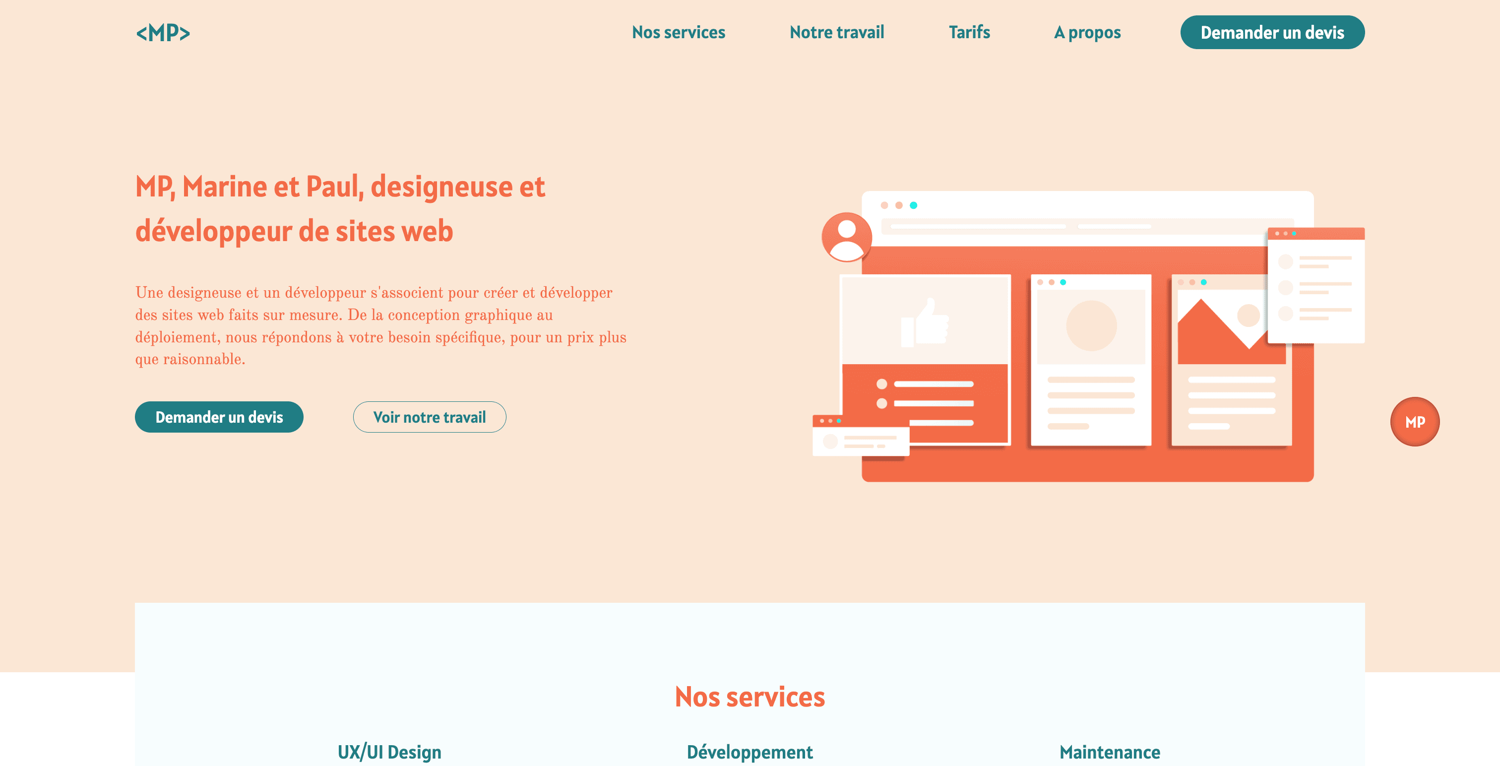 MP Site Vitrine